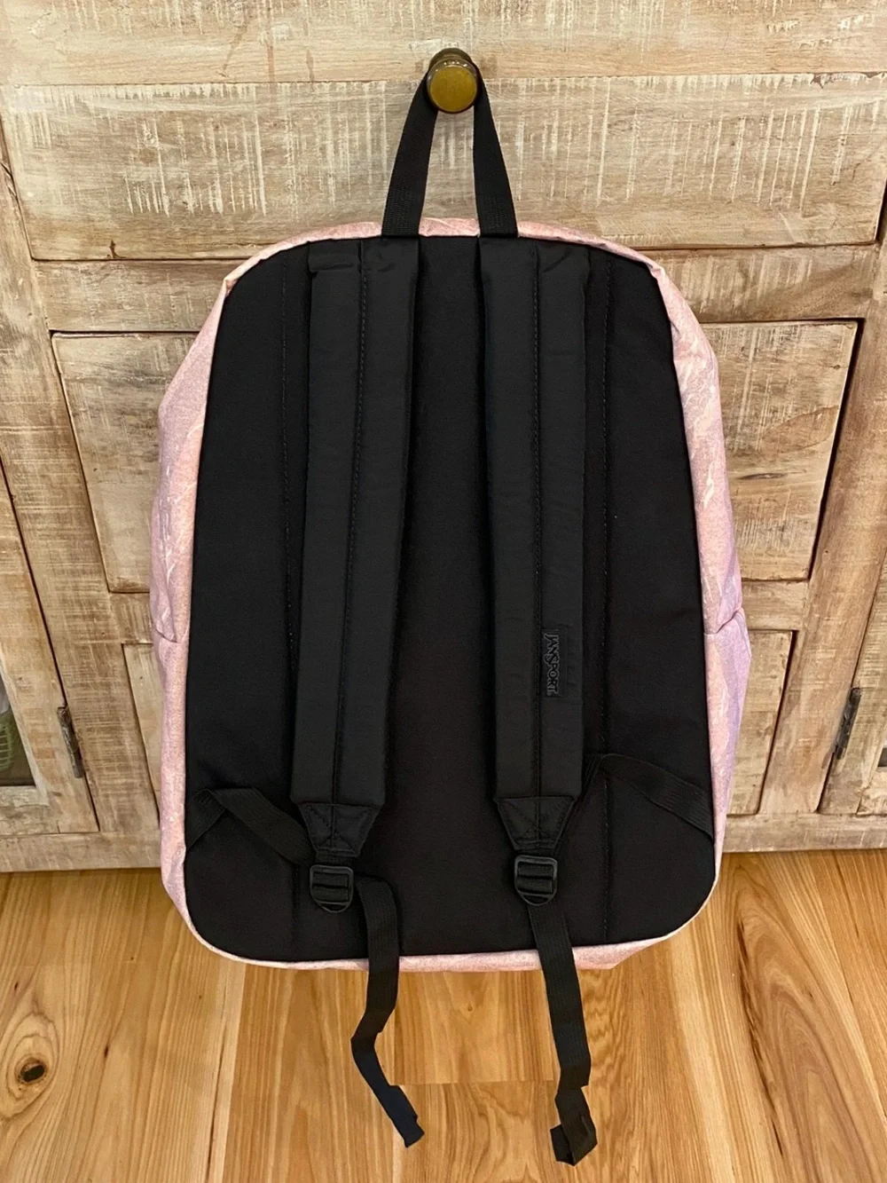 JANSPORT Pink Superbreak LS Rose Smoke Tiger Camo Backpack